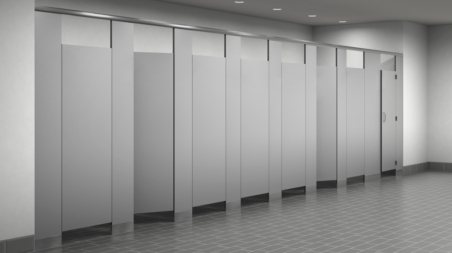 Cubicle partition example